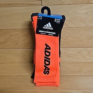 ADIDAS Men's Tiro CR Turbo 3 Pack Crew Compression Socks 5155614A